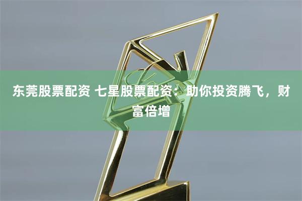 东莞股票配资 七星股票配资：助你投资腾飞，财富倍增