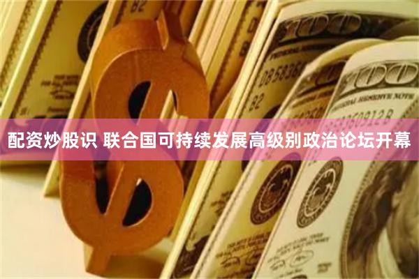 配资炒股识 联合国可持续发展高级别政治论坛开幕