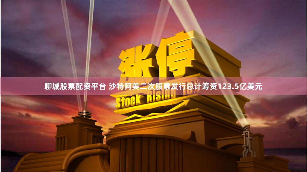 聊城股票配资平台 沙特阿美二次股票发行总计筹资123.5亿美元